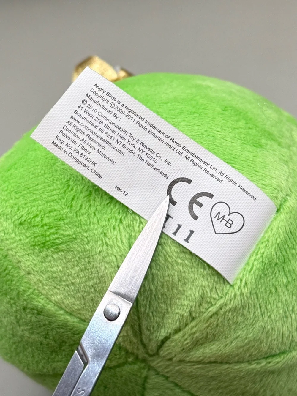 Angry Birds King Green Pig Plush Stuffed Animal